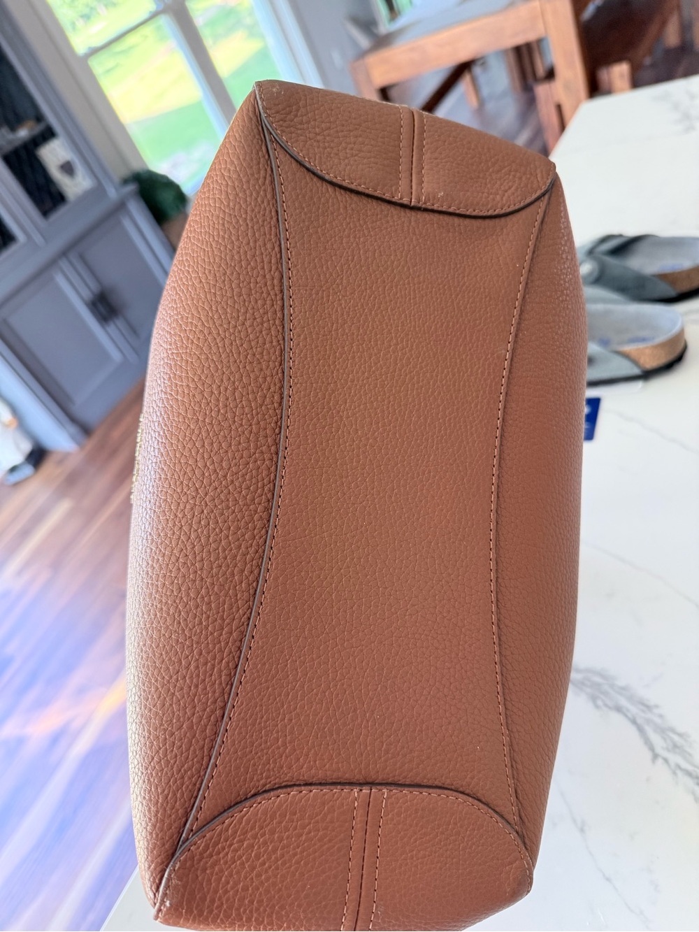 kate spade Brown Pebbled Leather Shoulder Hobo - Picture 8 of 8